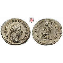 Römische Kaiserzeit, Philippus I., Antoninian, vz-st
