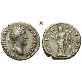Römische Kaiserzeit, Antoninus Pius, Denar 143-144, ss+