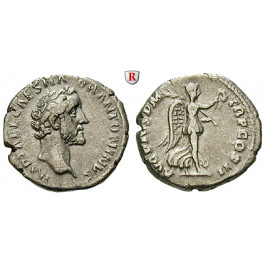 Römische Kaiserzeit, Antoninus Pius, Denar 139, ss+