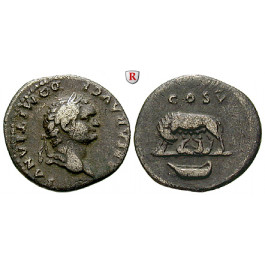 Römische Kaiserzeit, Domitianus, Caesar, Denar 77-78, ss+
