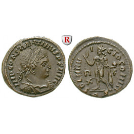 Römische Kaiserzeit, Constantinus I., Follis 314, vz