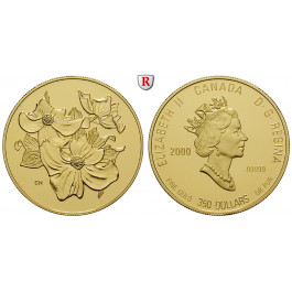 Kanada, Elizabeth II., 350 Dollars 2000, 38,01 g fein, PP