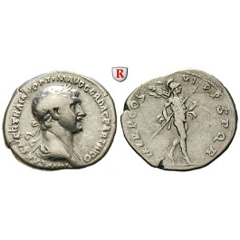 Römische Kaiserzeit, Traianus, Denar 114-117, ss