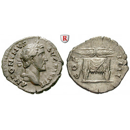 Römische Kaiserzeit, Antoninus Pius, Denar 145-161, ss-vz/ss