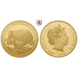 Neuseeland, Elizabeth II., 10 Dollars 2022, 7,76 g fein, PP