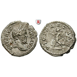 Römische Kaiserzeit, Septimius Severus, Denar 204, vz