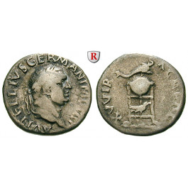 Römische Kaiserzeit, Vitellius, Denar 69, ss
