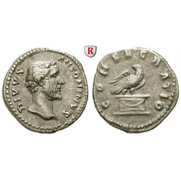 Römische Kaiserzeit, Antoninus Pius, Denar nach 161, ss+/ss