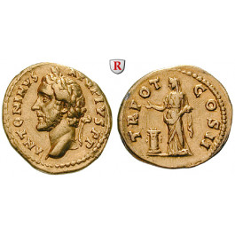 Römische Kaiserzeit, Antoninus Pius, Aureus 139, ss-vz