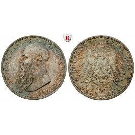 Deutsches Kaiserreich, Sachsen-Meiningen, Georg II., 3 Mark 1913, D, f.vz/vz+, J. 152