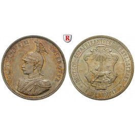 Nebengebiete, Deutsch-Ostafrika, 1 Rupie 1890, vz+, J. 713