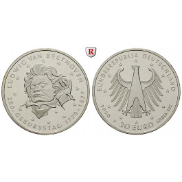 Bundesrepublik Deutschland, 20 Euro 2020, 250. Geb. Beethoven, bfr.