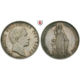 Baden, Grossherzogtum Baden, Friedrich I., Gulden 1863, ss+