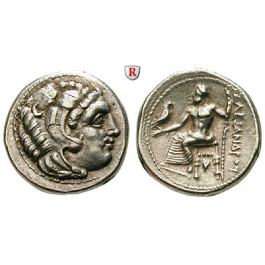 Makedonien, Königreich, Alexander III. der Grosse, Drachme 334-323 v.Chr., vz