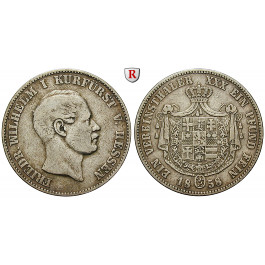 Hessen, Hessen-Kassel, Friedrich Wilhelm I., Vereinstaler 1858, ss