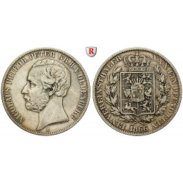 Oldenburg, Nicolaus Friedrich Peter, Vereinstaler 1866, ss