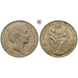 Bayern, Königreich, Ludwig II., Madonnentaler 1868, vz