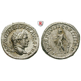 Römische Kaiserzeit, Caracalla, Denar 215, vz-st/vz