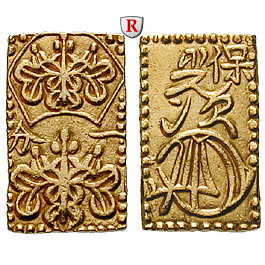 Japan, Tenpo, Bu (Ichi Bu) o.J. (1837-1844), vz+