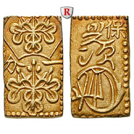 Japan, Tenpo, Bu (Ichi Bu) o.J. (1837-1844), vz+