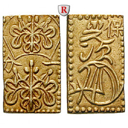 Japan, Tenpo, Bu (Ichi Bu) o.J. (1837-1844), vz