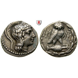 Attika, Athen, Tetradrachme 86-84 v. Chr., ss+