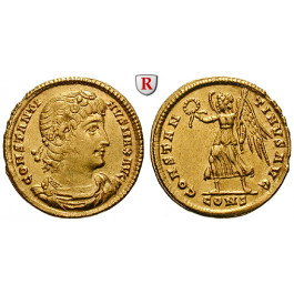 Römische Kaiserzeit, Constantinus I., Solidus 335-336, f.vz
