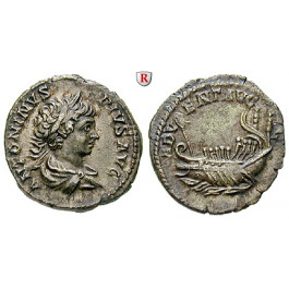 Römische Kaiserzeit, Caracalla, Denar 202, ss-vz