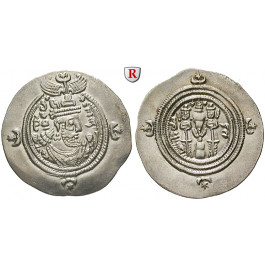 Sasaniden, Chosrau II., Drachme, vz-st