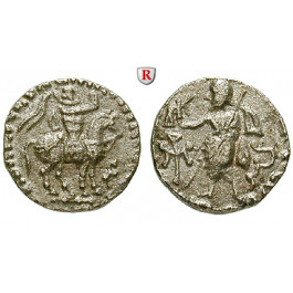 Baktrien und Indien, Königreich Baktrien, Azes II., Drachme 20-1 v.Chr., ss-vz