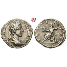 Römische Kaiserzeit, Commodus, Caesar, Denar 177, ss+