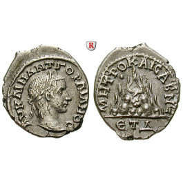 Römische Provinzialprägungen, Kappadokien, Caesarea, Gordianus III., Drachme Jahr 4 = 240/241, ss-vz