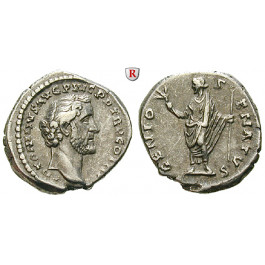 Römische Kaiserzeit, Antoninus Pius, Denar 140-143, ss-vz