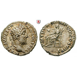 Römische Kaiserzeit, Commodus, Denar 192, ss+