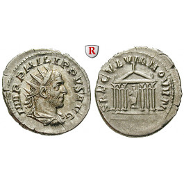 Römische Kaiserzeit, Philippus I., Antoninian 248, f.vz