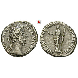 Römische Kaiserzeit, Commodus, Denar 186-187, ss+