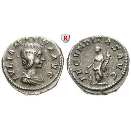 Römische Kaiserzeit, Julia Maesa, Großmutter des Elagabal, Denar 218-220, ss+