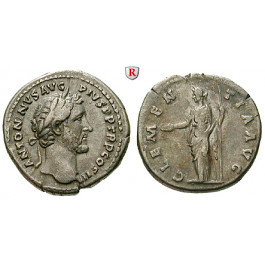 Römische Kaiserzeit, Antoninus Pius, Denar 140-143, ss+