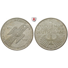 Bundesrepublik Deutschland, 5 DM 1952, Germanisches Museum, D, vz-st, J. 388