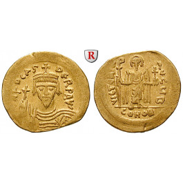 Byzanz, Phocas, Solidus 602-610, ss+