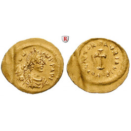 Byzanz, Mauricius Tiberius, Tremissis 582-602, ss+