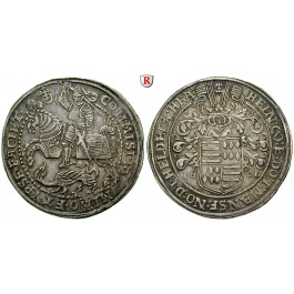 Mansfeld, Grafschaft, Mansfeld-Hinterort-Schraplau, Heinrich II., Reichstaler 1601, ss-vz