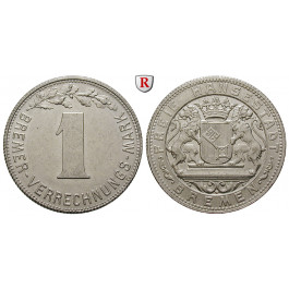 Nebengebiete, Bremen, 1 Verrechnungsmark o. J., ss-vz/vz, J. N45