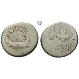 Römische Republik, Marcus Antonius, Denar 32-31 v.Chr., f.ss