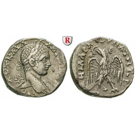 Römische Provinzialprägungen, Seleukis und Pieria, Antiocheia am Orontes, Caracalla, Tetradrachme 215 -217, ss+