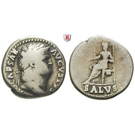 Römische Kaiserzeit, Nero, Denar 65-66, ss