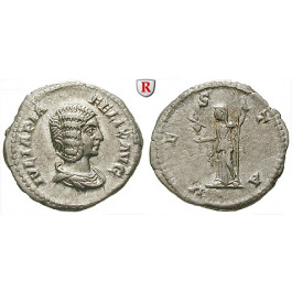 Römische Kaiserzeit, Julia Domna, Frau des Septimius Severus, Denar 211-217, ss-vz