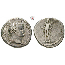 Römische Kaiserzeit, Titus, Denar 77-78, ss