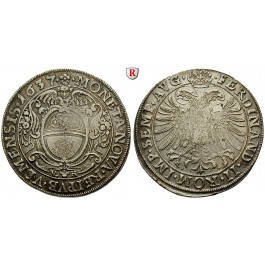 Ulm, Reichsstadt, Reichstaler 1637, ss+
