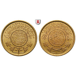 Saudi-Arabien, Pound 1951 (AH1370), 7,32 g fein, st